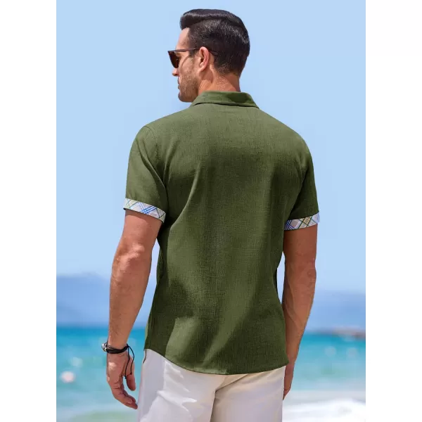 JMIERR Men‘s Shirts Short Sleeve Summer Button Down Casual Beach Hawaiian Shirt with Pocket