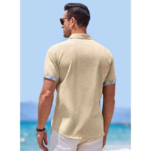 JMIERR Men‘s Shirts Short Sleeve Summer Button Down Casual Beach Hawaiian Shirt with Pocket