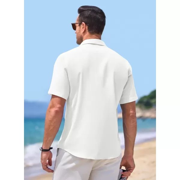 JMIERR Men‘s Shirts Short Sleeve Summer Button Down Casual Beach Hawaiian Shirt with Pocket