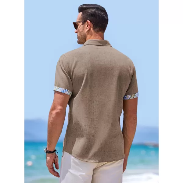 JMIERR Men‘s Shirts Short Sleeve Summer Button Down Casual Beach Hawaiian Shirt with Pocket
