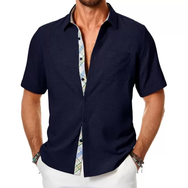 JMIERR Men‘s Shirts Short Sleeve Summer Button Down Casual Beach Hawaiian Shirt with Pocket