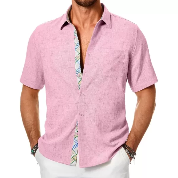 JMIERR Men‘s Shirts Short Sleeve Summer Button Down Casual Beach Hawaiian Shirt with Pocket