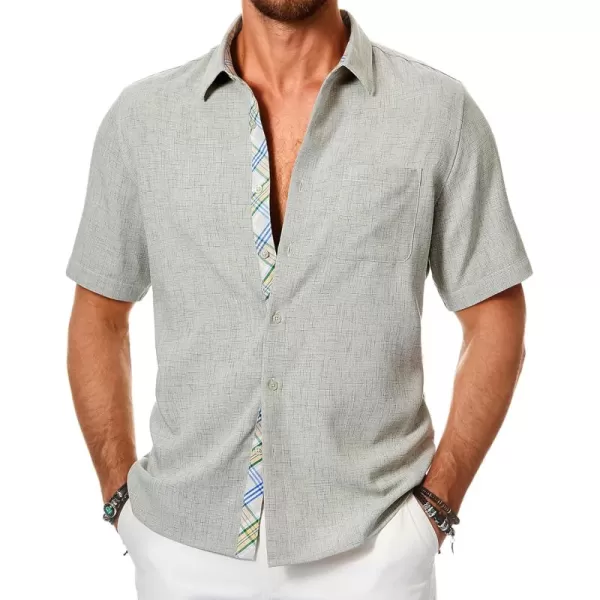 JMIERR Men‘s Shirts Short Sleeve Summer Button Down Casual Beach Hawaiian Shirt with Pocket