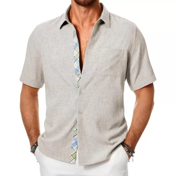 JMIERR Men‘s Shirts Short Sleeve Summer Button Down Casual Beach Hawaiian Shirt with Pocket