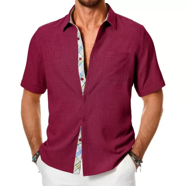 JMIERR Men‘s Shirts Short Sleeve Summer Button Down Casual Beach Hawaiian Shirt with Pocket