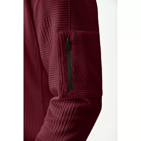 JMIERR Mens Casual Jacquard Bomber Jackets Color-Block Lightweight Varsity Jacket Fashion Zipper Coat with Pockets