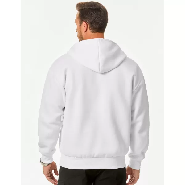 JMIERR Mens Full Zip Casual Cotton Hooded Fleece Drawstring Hoodies Pullover Sweatshirts Casual Long Sleeve Shirts