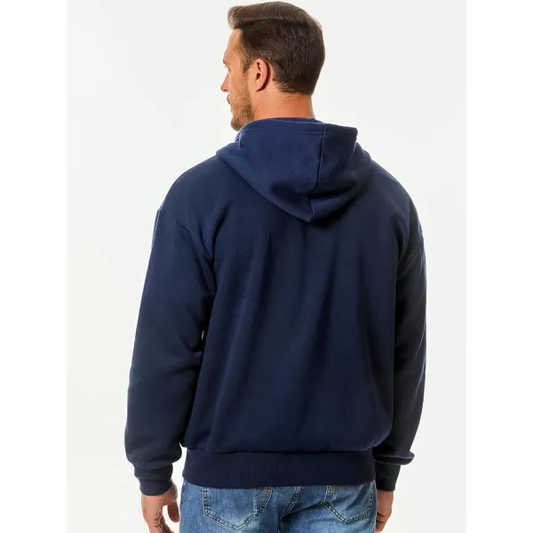 JMIERR Mens Full Zip Casual Cotton Hooded Fleece Drawstring Hoodies Pullover Sweatshirts Casual Long Sleeve Shirts