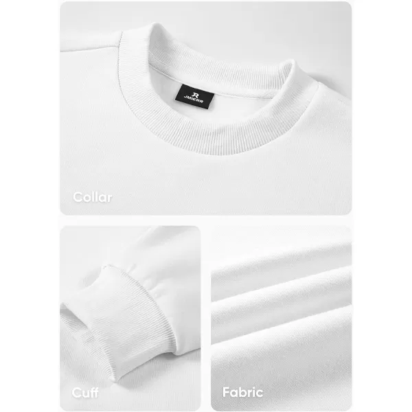 JMIERR Men's Casual Long Sleeves Crewneck Sweatshirts Cotton Pullover Sweatshirt for Men