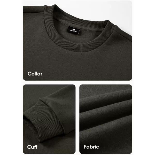 JMIERR Men's Casual Long Sleeves Crewneck Sweatshirts Cotton Pullover Sweatshirt for Men