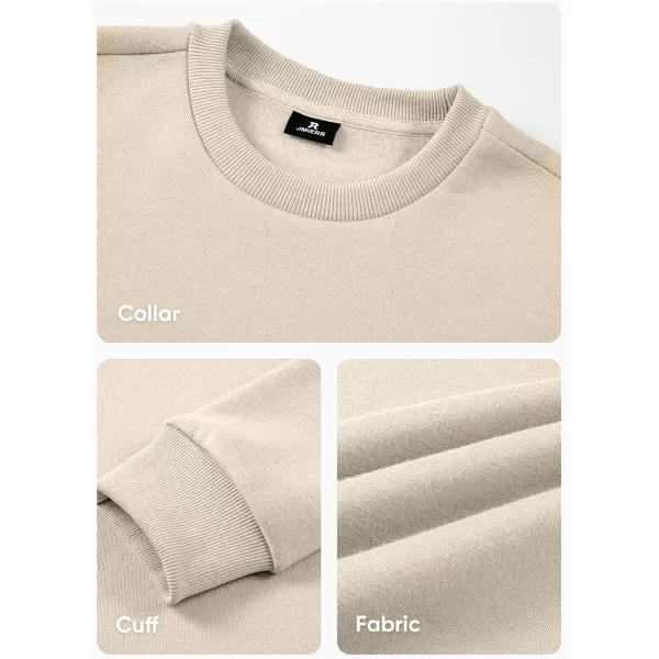 JMIERR Men's Casual Long Sleeves Crewneck Sweatshirts Cotton Pullover Sweatshirt for Men