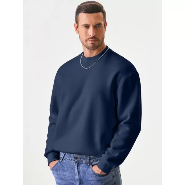 JMIERR Men's Casual Long Sleeves Crewneck Sweatshirts Cotton Pullover Sweatshirt for Men