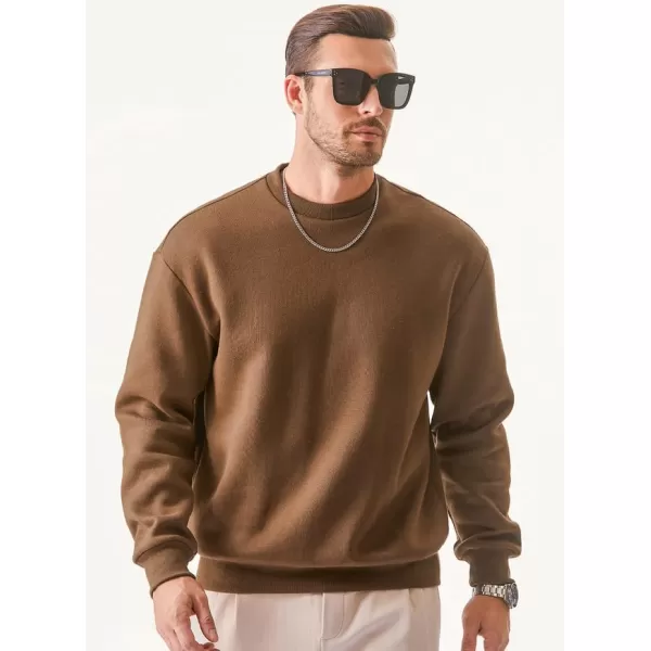 JMIERR Men's Casual Long Sleeves Crewneck Sweatshirts Cotton Pullover Sweatshirt for Men