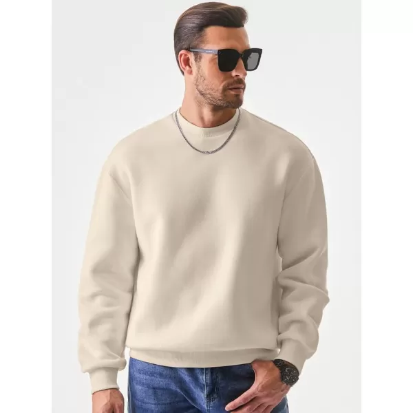 JMIERR Men's Casual Long Sleeves Crewneck Sweatshirts Cotton Pullover Sweatshirt for Men