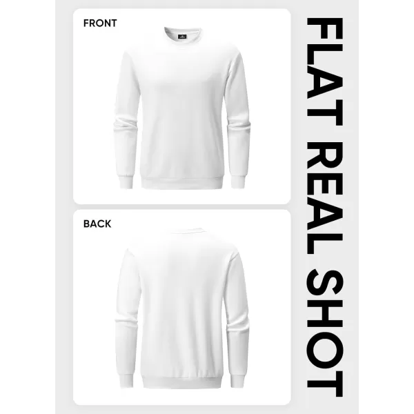JMIERR Men's Casual Long Sleeves Crewneck Sweatshirts Cotton Pullover Sweatshirt for Men
