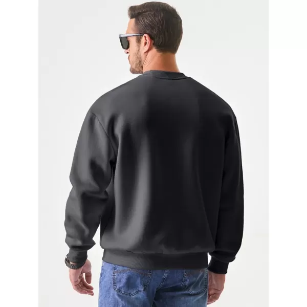 JMIERR Men's Casual Long Sleeves Crewneck Sweatshirts Cotton Pullover Sweatshirt for Men