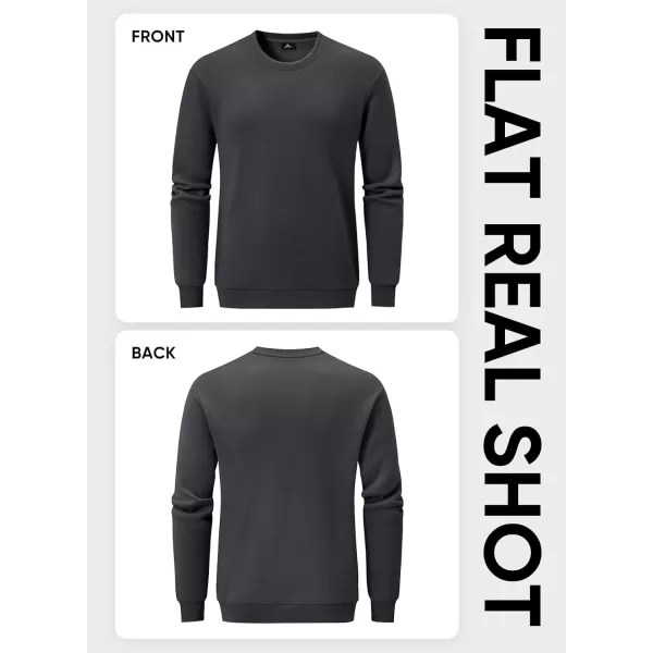 JMIERR Men's Casual Long Sleeves Crewneck Sweatshirts Cotton Pullover Sweatshirt for Men