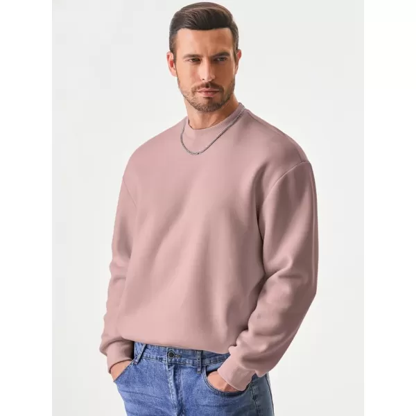 JMIERR Men's Casual Long Sleeves Crewneck Sweatshirts Cotton Pullover Sweatshirt for Men
