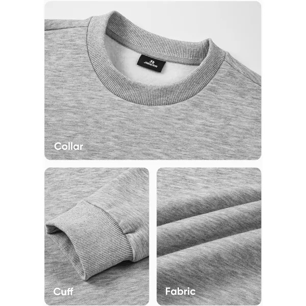 JMIERR Men's Casual Long Sleeves Crewneck Sweatshirts Cotton Pullover Sweatshirt for Men