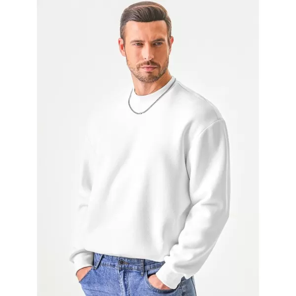 JMIERR Men's Casual Long Sleeves Crewneck Sweatshirts Cotton Pullover Sweatshirt for Men