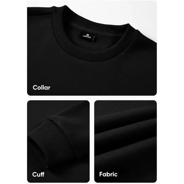 JMIERR Men's Casual Long Sleeves Crewneck Sweatshirts Cotton Pullover Sweatshirt for Men