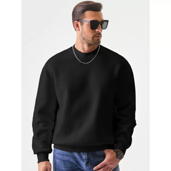 JMIERR Men's Casual Long Sleeves Crewneck Sweatshirts Cotton Pullover Sweatshirt for Men