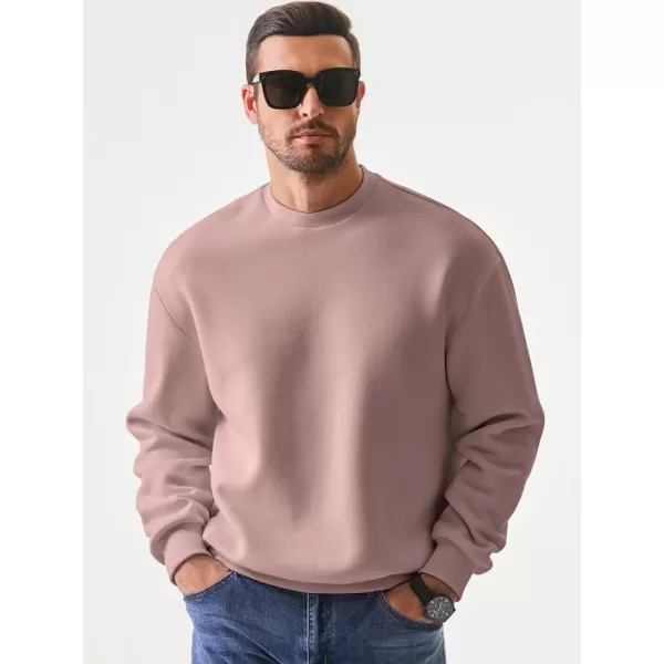 JMIERR Men's Casual Long Sleeves Crewneck Sweatshirts Cotton Pullover Sweatshirt for Men
