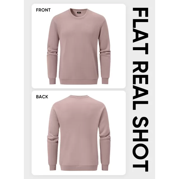 JMIERR Men's Casual Long Sleeves Crewneck Sweatshirts Cotton Pullover Sweatshirt for Men