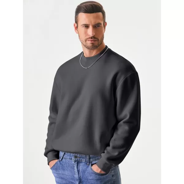 JMIERR Men's Casual Long Sleeves Crewneck Sweatshirts Cotton Pullover Sweatshirt for Men