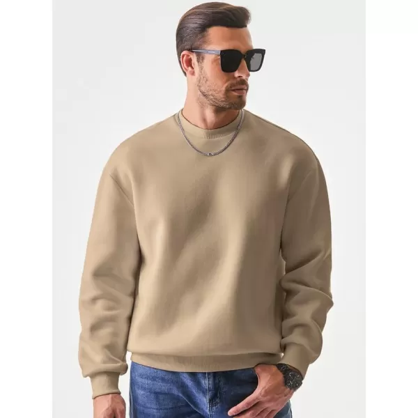 JMIERR Men's Casual Long Sleeves Crewneck Sweatshirts Cotton Pullover Sweatshirt for Men