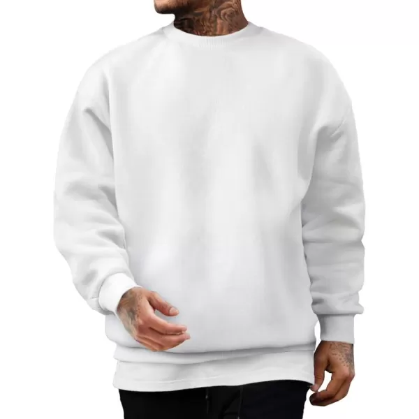 JMIERR Men's Casual Long Sleeves Crewneck Sweatshirts Cotton Pullover Sweatshirt for Men