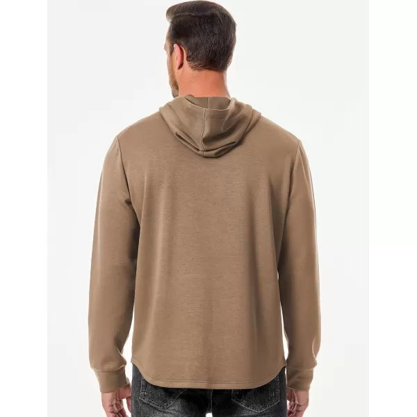 JMIERR Mens Athletic Hoodies Sport Sweatshirt Solid Muscle Fit Drawstring Pullover Sweatshirts with Zipper Kanga Pockets
