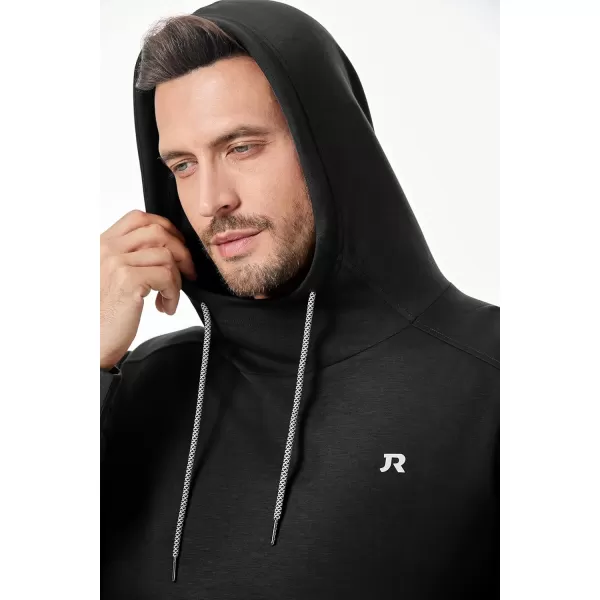 JMIERR Mens Athletic Hoodies Sport Sweatshirt Solid Muscle Fit Drawstring Pullover Sweatshirts with Zipper Kanga Pockets