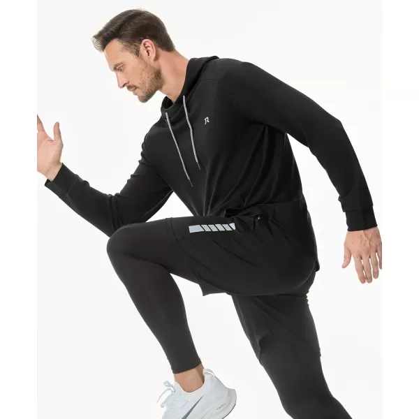 JMIERR Mens Athletic Hoodies Sport Sweatshirt Solid Muscle Fit Drawstring Pullover Sweatshirts with Zipper Kanga Pockets