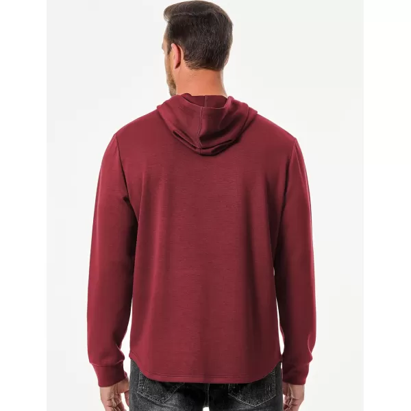 JMIERR Mens Athletic Hoodies Sport Sweatshirt Solid Muscle Fit Drawstring Pullover Sweatshirts with Zipper Kanga Pockets