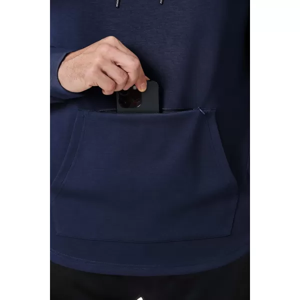 JMIERR Mens Athletic Hoodies Sport Sweatshirt Solid Muscle Fit Drawstring Pullover Sweatshirts with Zipper Kanga Pockets