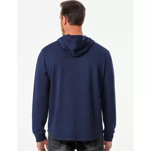 JMIERR Mens Athletic Hoodies Sport Sweatshirt Solid Muscle Fit Drawstring Pullover Sweatshirts with Zipper Kanga Pockets