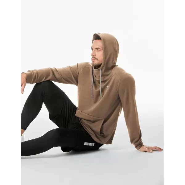 JMIERR Mens Athletic Hoodies Sport Sweatshirt Solid Muscle Fit Drawstring Pullover Sweatshirts with Zipper Kanga Pockets