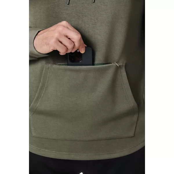 JMIERR Mens Athletic Hoodies Sport Sweatshirt Solid Muscle Fit Drawstring Pullover Sweatshirts with Zipper Kanga Pockets