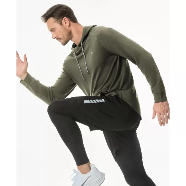 JMIERR Mens Athletic Hoodies Sport Sweatshirt Solid Muscle Fit Drawstring Pullover Sweatshirts with Zipper Kanga Pockets