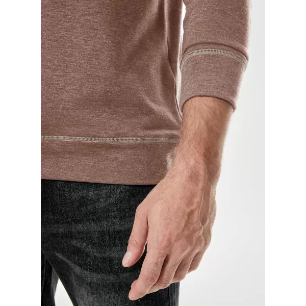 JMIERR Men's Henley Shirt Long Sleeve Casual Lightweight Sweatshirts V-neck Basic T-Shirt Raglan Sleeve