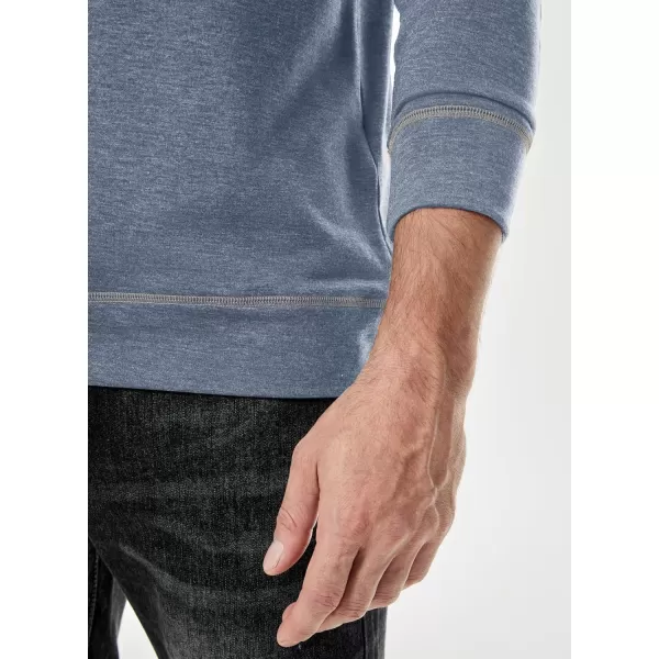 JMIERR Men's Henley Shirt Long Sleeve Casual Lightweight Sweatshirts V-neck Basic T-Shirt Raglan Sleeve