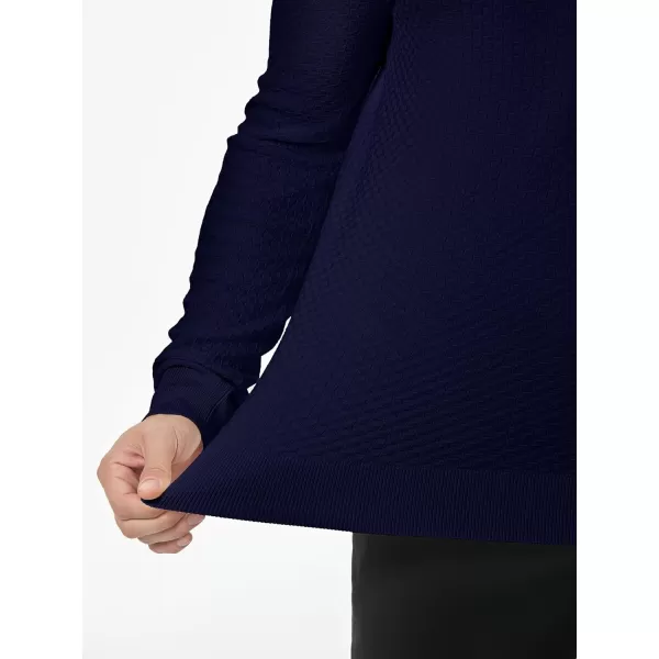 JMIERR Mens Knit Polo Shirts Casual Button Down Long Sleeve Textured Dress Shirts Classic Lightweight Pullover Sweater