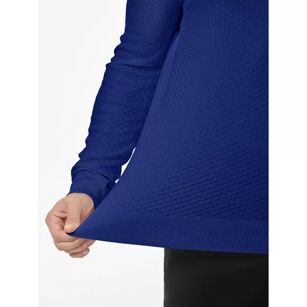 JMIERR Mens Knit Polo Shirts Casual Button Down Long Sleeve Textured Dress Shirts Classic Lightweight Pullover Sweater