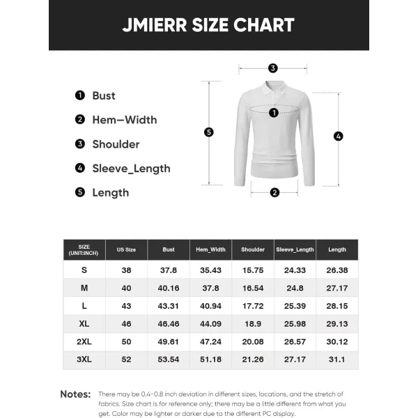 JMIERR Mens Knit Polo Shirts Casual Button Down Long Sleeve Textured Dress Shirts Classic Lightweight Pullover Sweater