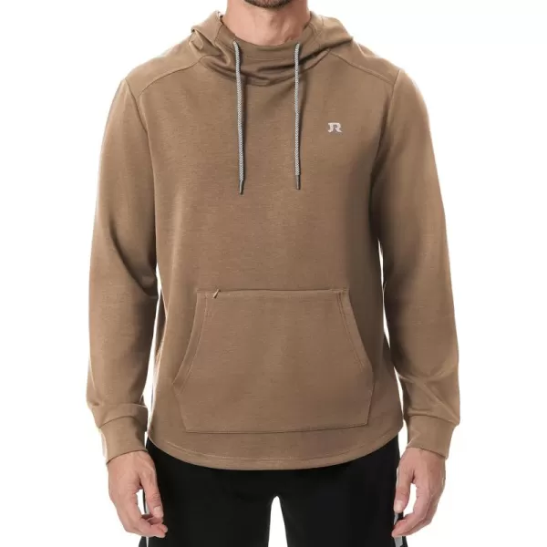 JMIERR Mens Athletic Hoodies Sport Sweatshirt Solid Muscle Fit Drawstring Pullover Sweatshirts with Zipper Kanga Pockets
