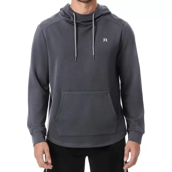 JMIERR Mens Athletic Hoodies Sport Sweatshirt Solid Muscle Fit Drawstring Pullover Sweatshirts with Zipper Kanga Pockets