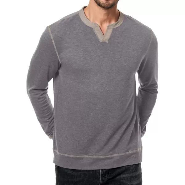 JMIERR Men's Henley Shirt Long Sleeve Casual Lightweight Sweatshirts V-neck Basic T-Shirt Raglan Sleeve