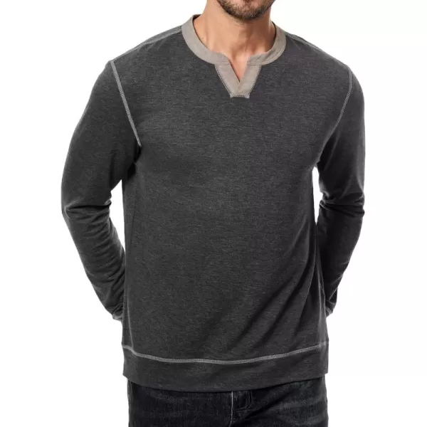 JMIERR Men's Henley Shirt Long Sleeve Casual Lightweight Sweatshirts V-neck Basic T-Shirt Raglan Sleeve