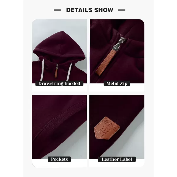 JMIERR Men's Fashion Hoodies Pullover Casual Sweatshirt Drawstring Cotton Quarter Zip Hoodie with Pocket